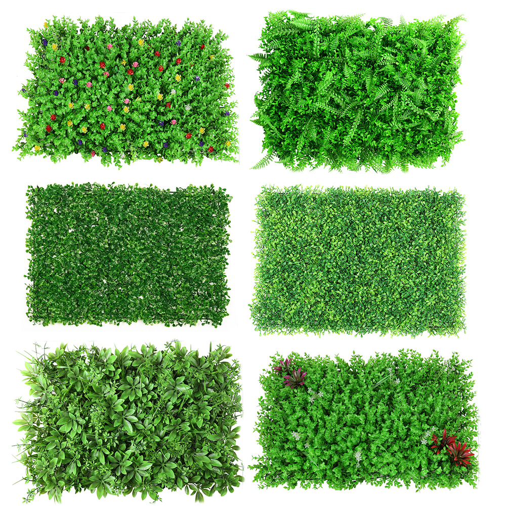 faux grass decor garden fence outdoor wall decorations for patio flower wall backdrop