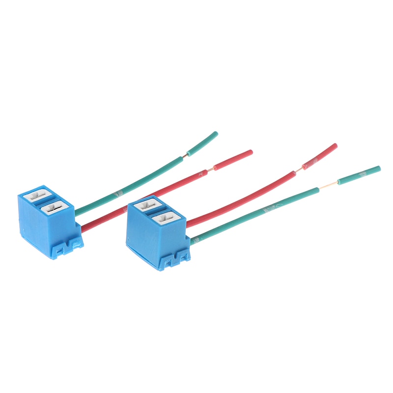 2Pcs/lot H7 Headlight Bulb Socket Cceramic Lamp Base Car Connector Plug Socket