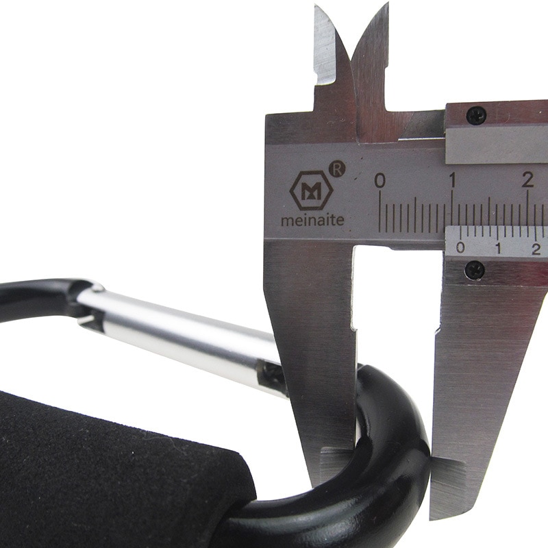 1pcs Baby Stroller Hooks Black Silver Aluminium Shopping Bag Pram Hooks Baby Stroller Accessories Hook