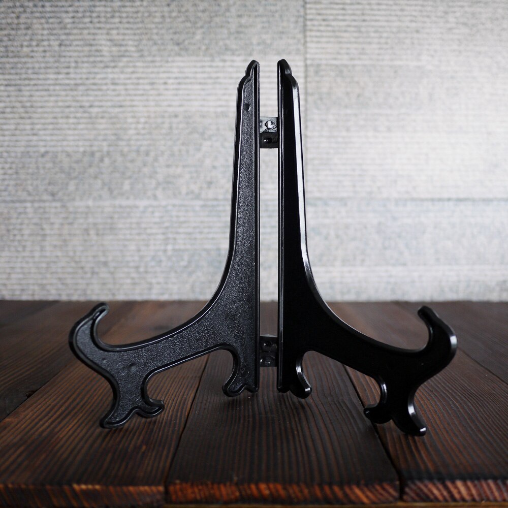 Triangle Structure Dish Display Rack High Strength Photo Frame Plate Rack Decoration Plastic Display Stand Dish Rack