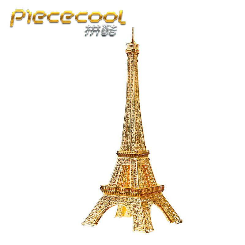 MMZ MODEL PIECECOOL 3D Metal pezzle the world Famous Buildings London Eye Saint Basil's Cathedral Assembly Model Jigsaw toys