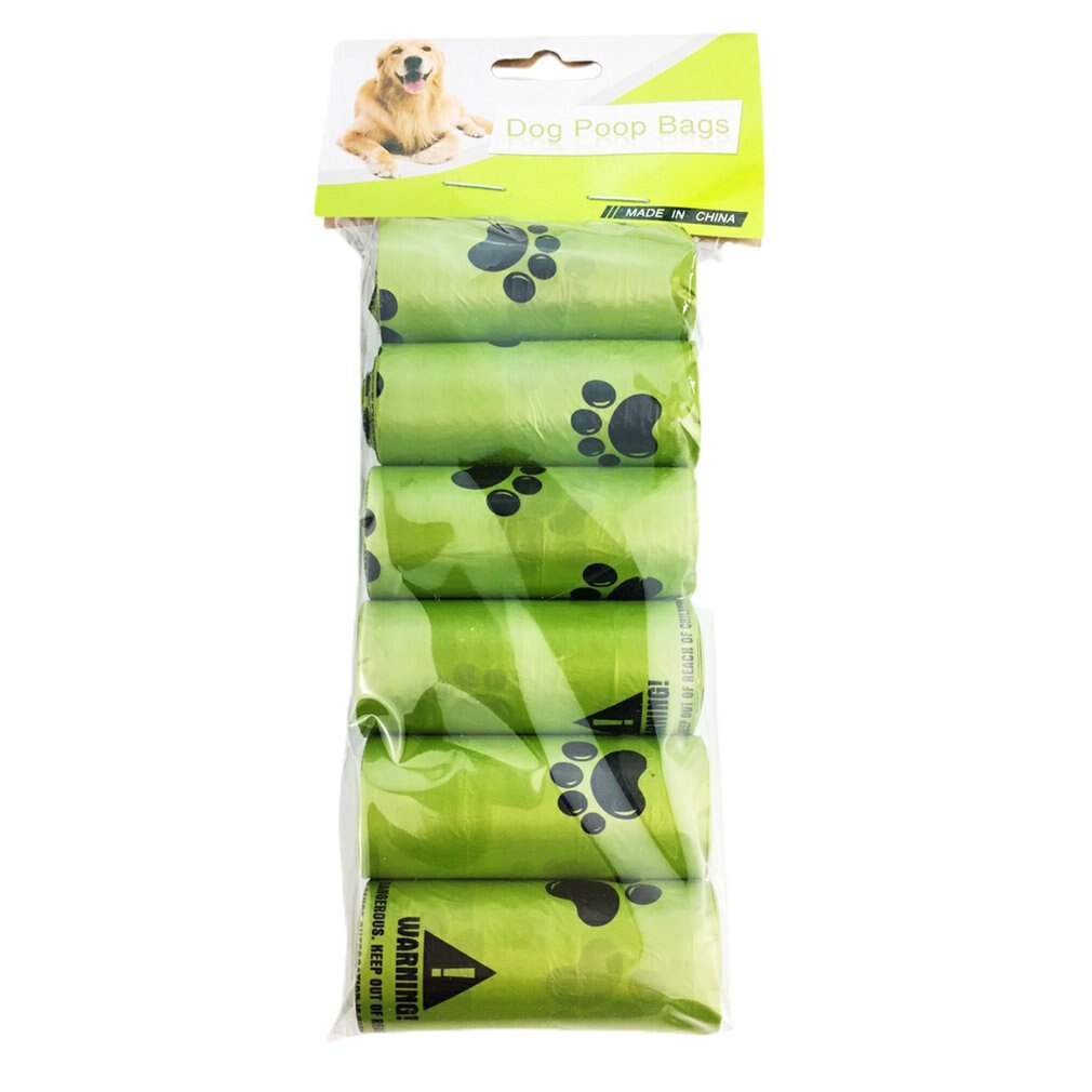 Scented Dog Waste Bags Compostable Poop Bags Earth Friendly Plant-Based Poop Bags For Dogs Extra Thick Waste Bags: 6 rolls