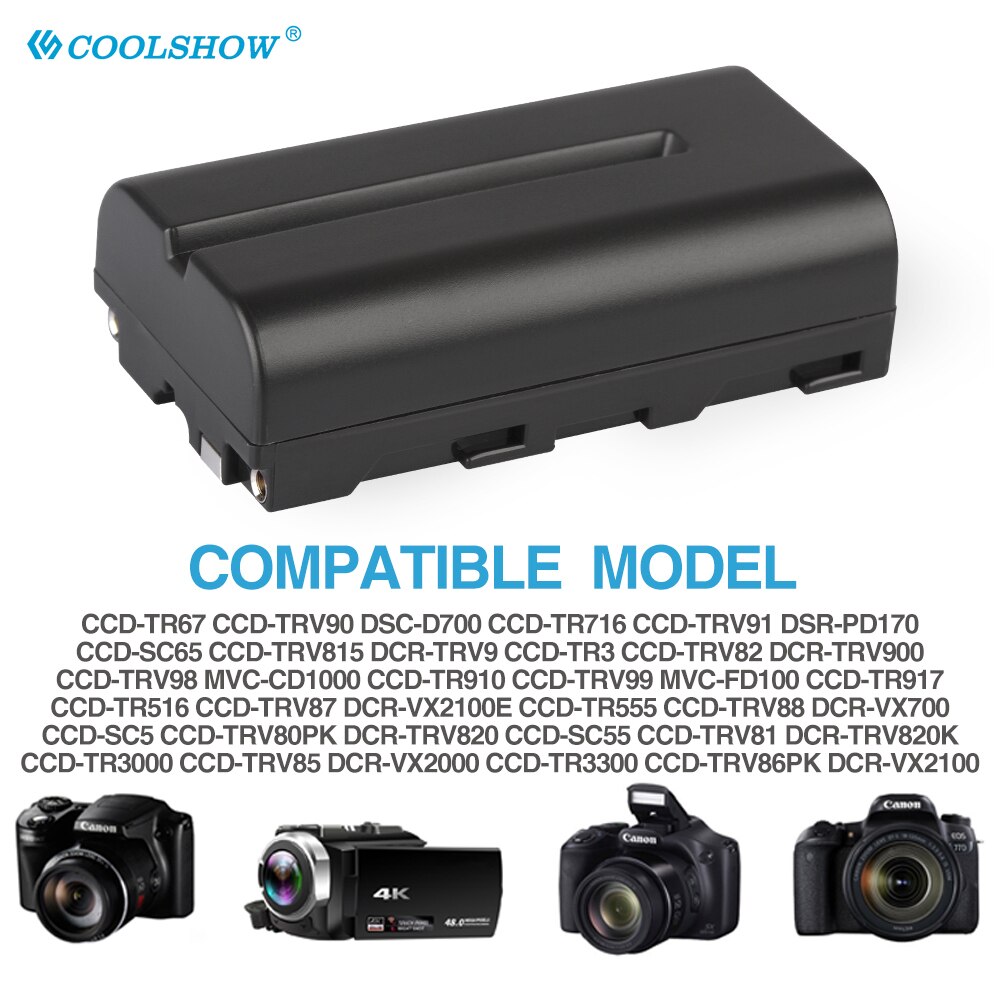 NP-F550 NP-F530 NP-F330 F570 bateria robić Sony CCD-SC55 TR818 TR3200 TR3300 F550 F570 F330 F970 F750 F770 F960 2100mah baterii