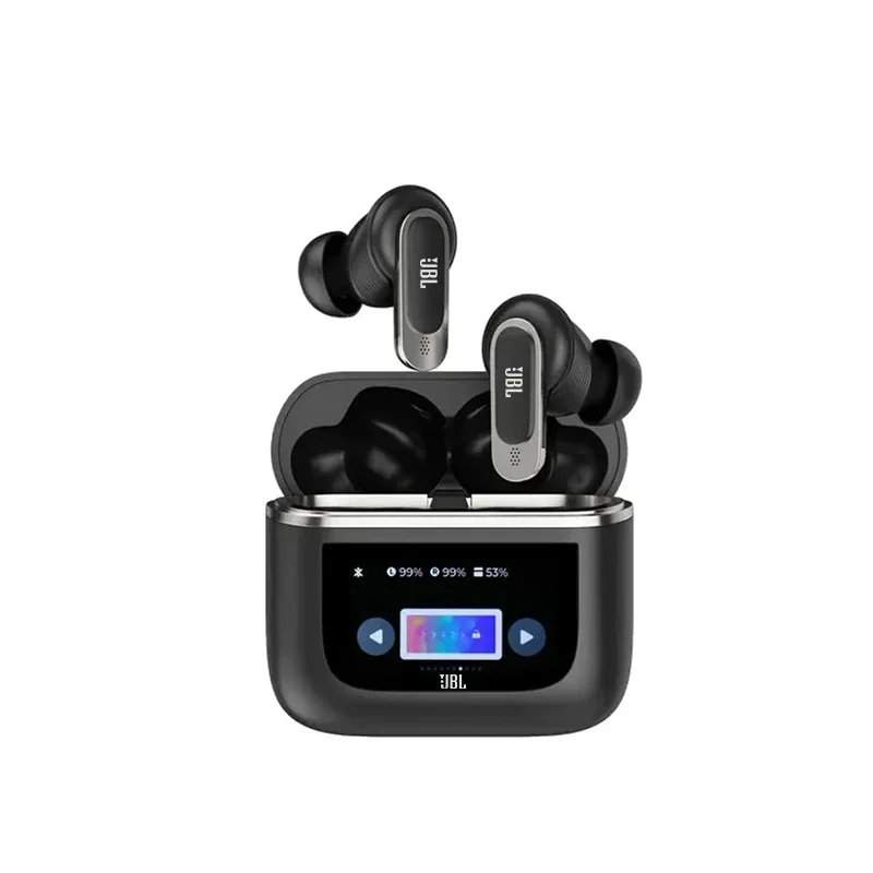 JBL Tour Profi 2 Drahtloser Bluetooth-Kopfhörer, Touchscreen-Steuerungsvolumen, intelligente Kopfhörer, 350 mAh, lange bereithalten-Zeit, JBL Tour Profi2: Schwarz