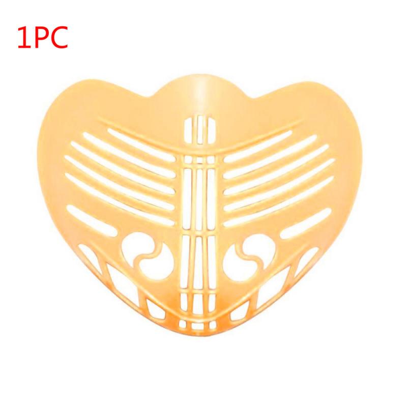5 pièces/lot masque Support unisexe réutilisable anti-poussière coupe-vent brume Pollution Respirato 3D masque Support masque Support pour extérieur: Yellow Bracket