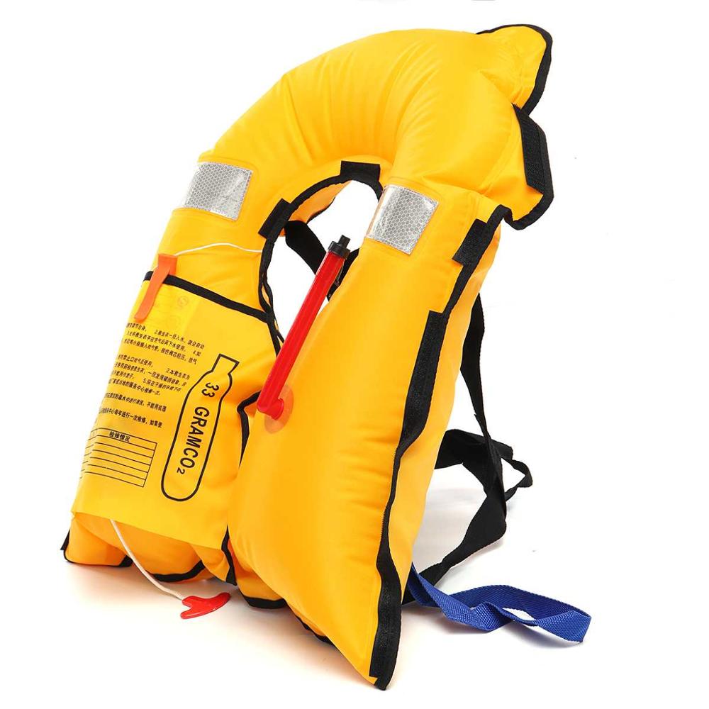 Automatische Opblaasbare Reddingsvest Badmode Jas Vissen Vest Kajakken Varen Rescue Jacket Professionele Zwemmen Life Vest