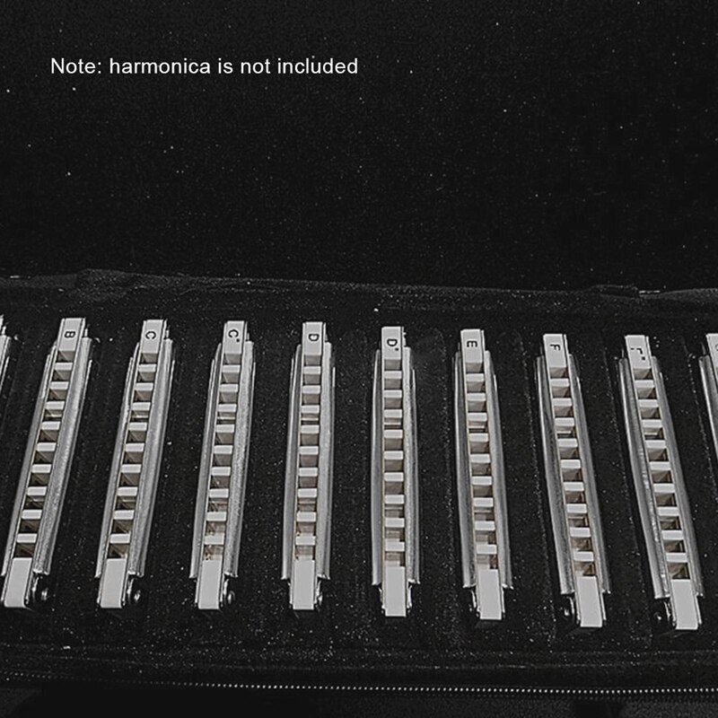 Easttop – sac pour Harmonica, 10 trous, 7 pièces, 12 pièces, sacoche pour orgue de la bouche de la harpe bleue