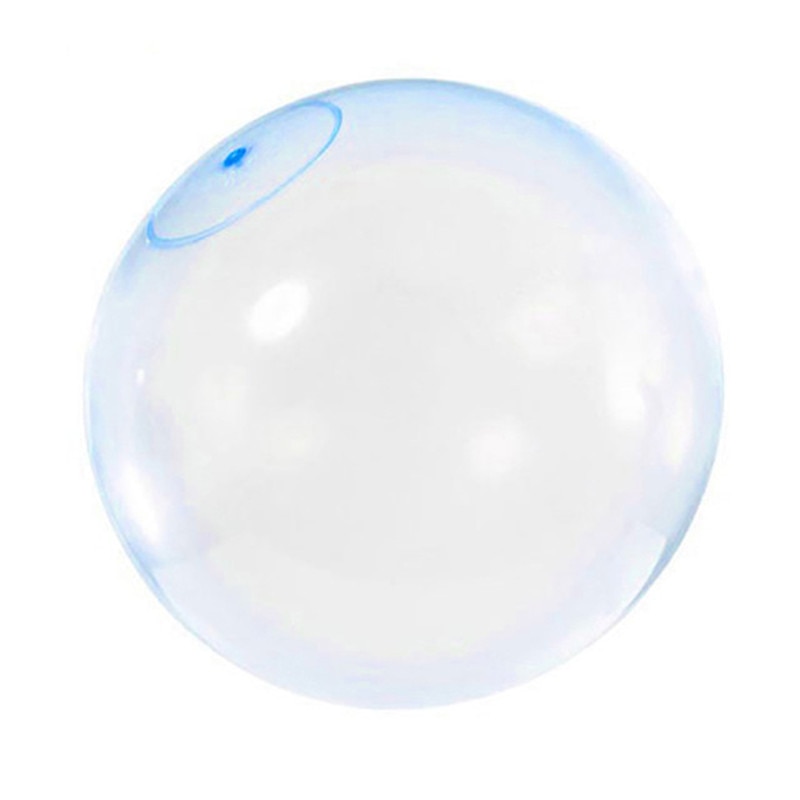 120cm holdbare boblebold oppustelige sjove bolde fantastiske rivefaste super wubble boblebold oppustelige udendørsbolde på lager: Himmelblå