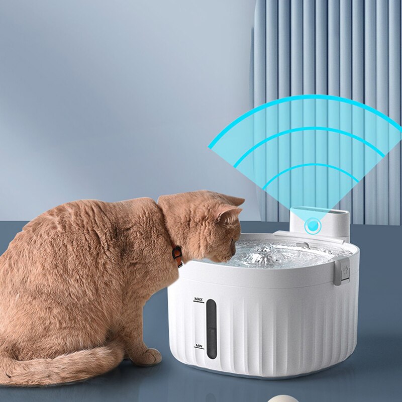 Abreuvoir Intelligent avec capteur de mouvement pour animaux de compagnie, abreuvoir automatique pour chats et chiens, 2l, alimentation USB
