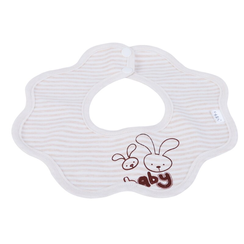 Dier Babyvoeding Biedingen Bebes Print 360 Graden Roterende Speeksel Handdoek Slabbetjes & Burp Doeken Katoen Bod: cream color