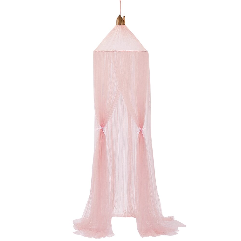 Baby Bed Klamboe Meisje Kamer Decoratie Crown Opknoping Netto Prinses Tenten Baby Room Decor Crib Netting Tent Luifel Cot gordijn