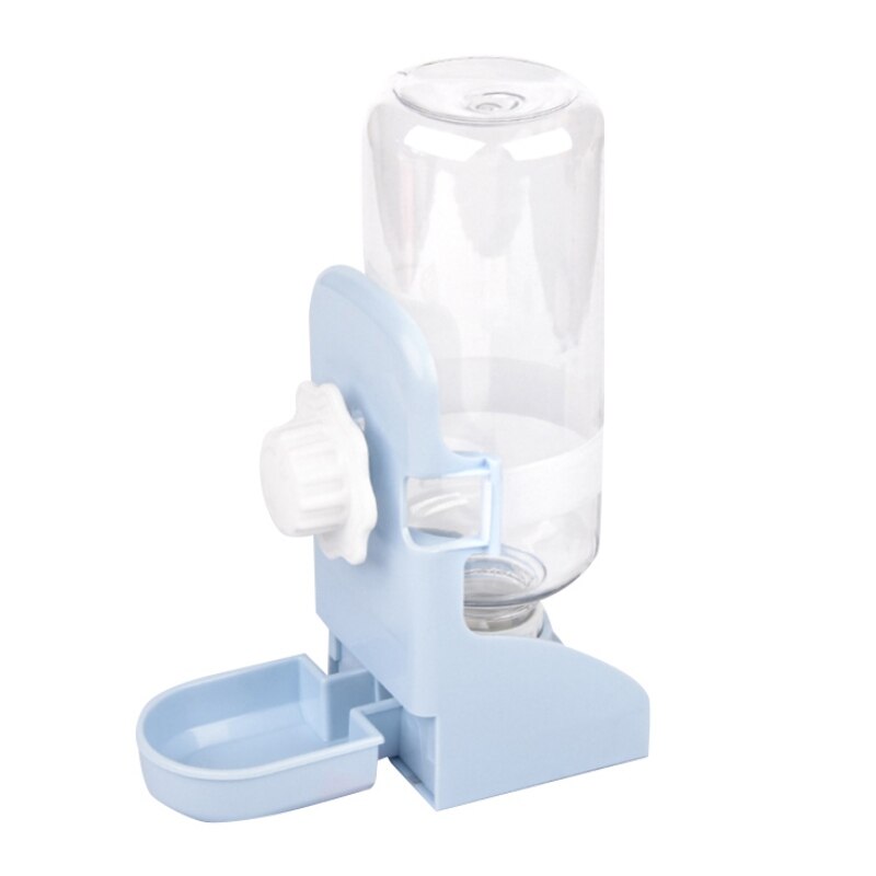 Bird Water Drinker Feeder Waterer Pet Bird Dispenser Bottle Drinking Cup Hanging Water Dispenser For Pet Parrot Cage Supplies: Blue