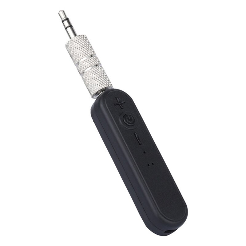 Bluetooth Transmitter Audio Receiver 3.5mm Jack Aux Speaker Adapter Music Handsfree Bluetooth Car Kit Clip Aux Adapter: Default Title