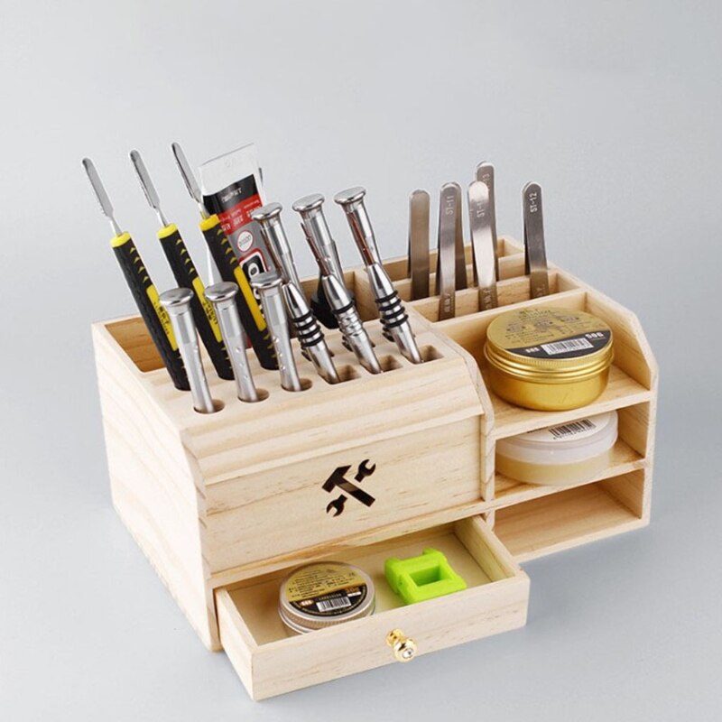 Durable Storage Box Tools Storage Organizer with Drawer Artist Tool Box Sturdy for Tools and Sundries Artist Tool Box