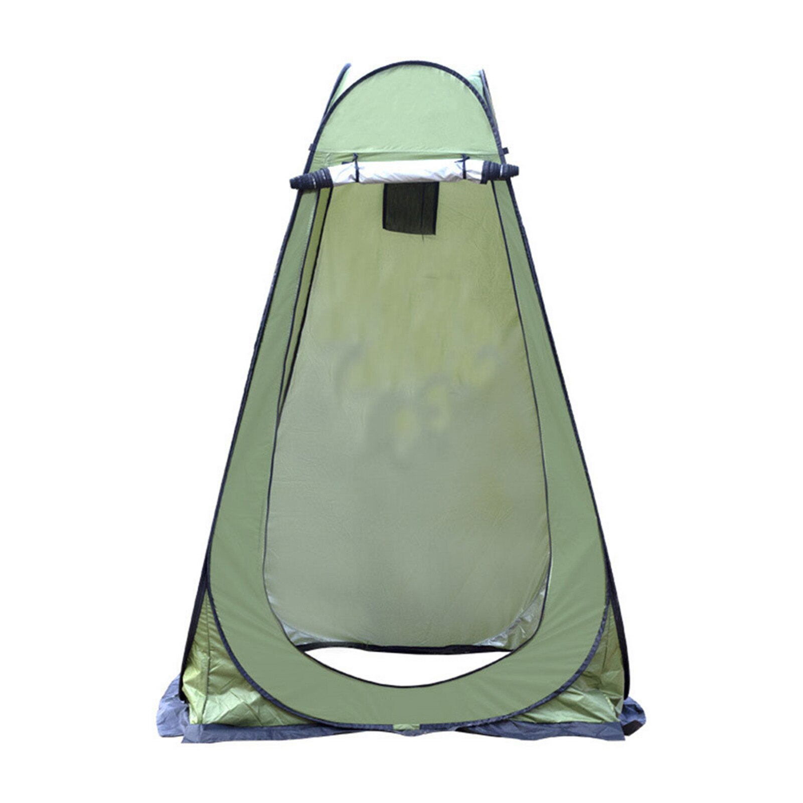 Easy Set Up Portable Outdoor Shower Tent Pop Up Pod Changing Room Privacy Tent Camp Toilet Rain Shelter for Camping and Beach: 2window green 1.2