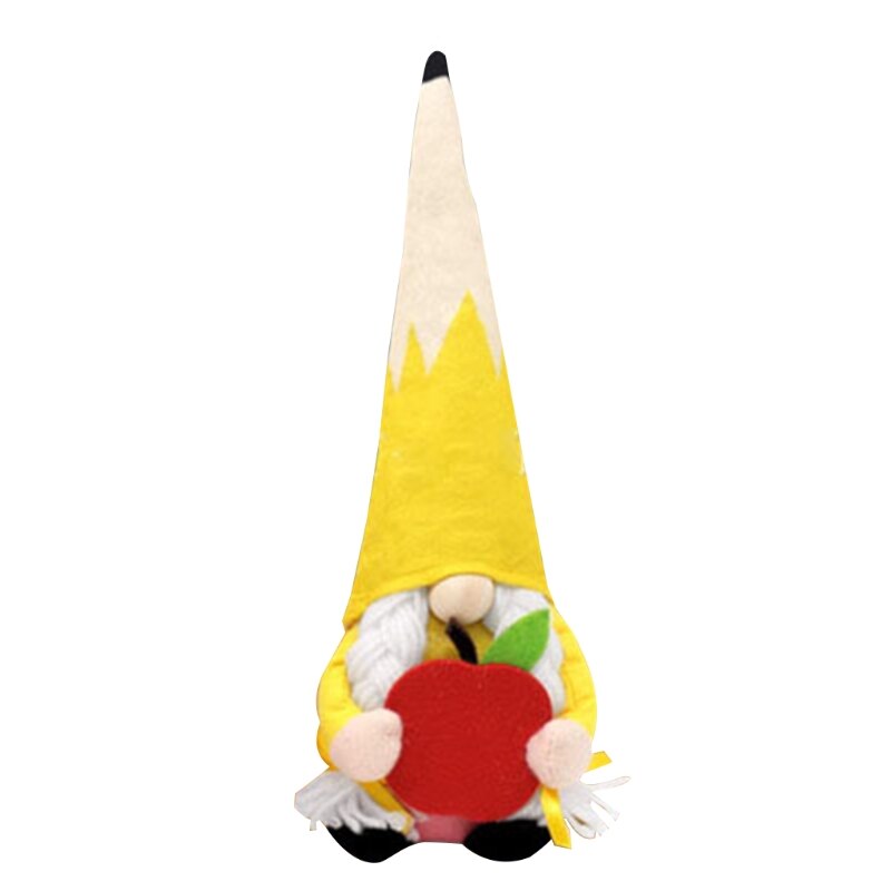 EKARSEN Leuke Kerst Decoratieve Gnome, Verjaardags- en Festivalgeschenk, Handgemaakte Scandinavische Tomte Dwerg Figuur, 22x18x60cm