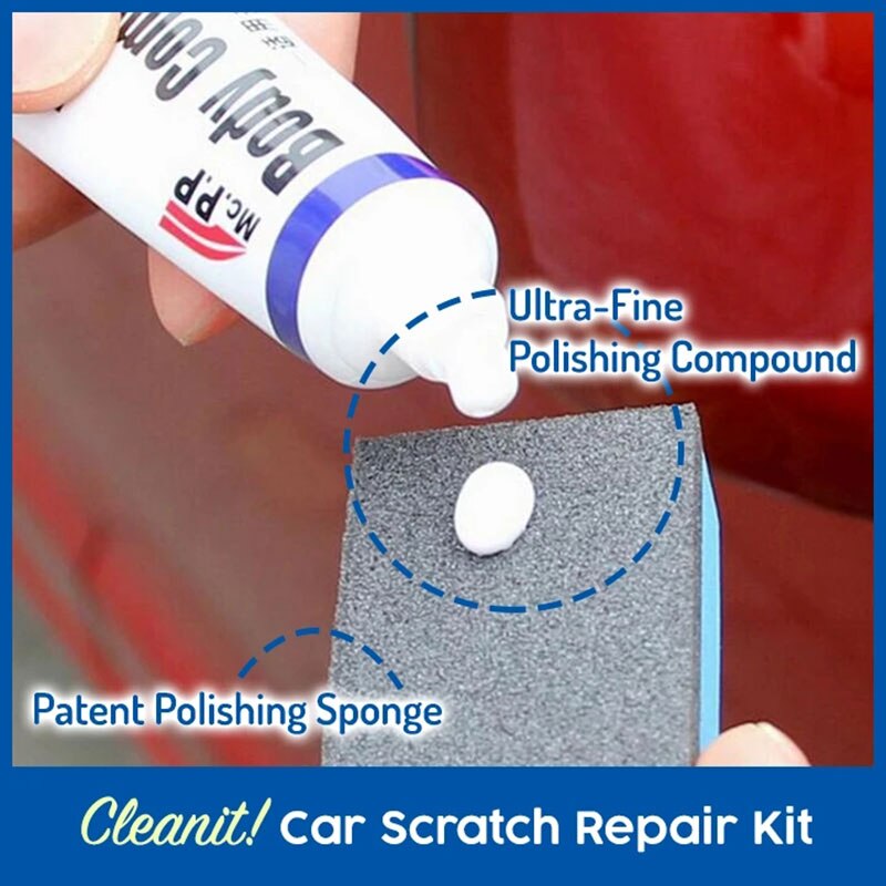 Auto Krassen Reparatie Kit Wax Met Spons Verf Body Care Polijsten Gereedschap Auto Accessoire M8617