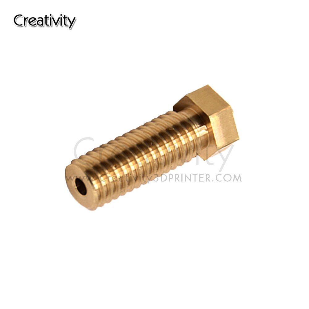 3D Printer Volcano Brass stainless steel Titanium Nozzles 0.4mm For 1.75mm Filament Extruder Nozzle Sidewinder X1&amp; Genius Nozzle