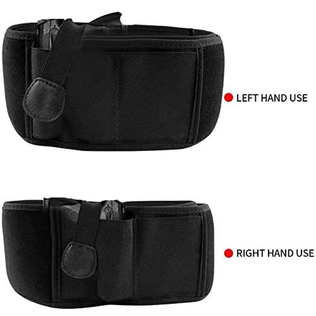 Funda de cuero para el vientre, Funda de cuero Abdominal con soporte elástico, portátil, ligera, cómoda y transpirable