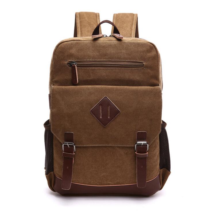 X-online 032317 estudiante estilo pijo mochila escolar hombre lona viaje mochila