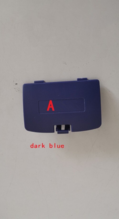 Dark Blue Battery Cover Door Lid Replacement For GBC Housing Back Case For Nintendo Gameboy Color: Default Title