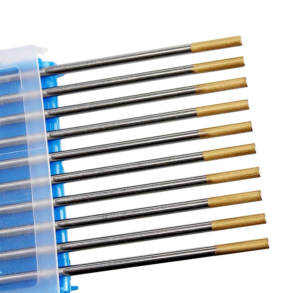 Tungsten Electrodes TIG Welding Rods Tungsten Rods TIG Welding Tungsten Needles Lanthanum 3/32" Gold Head