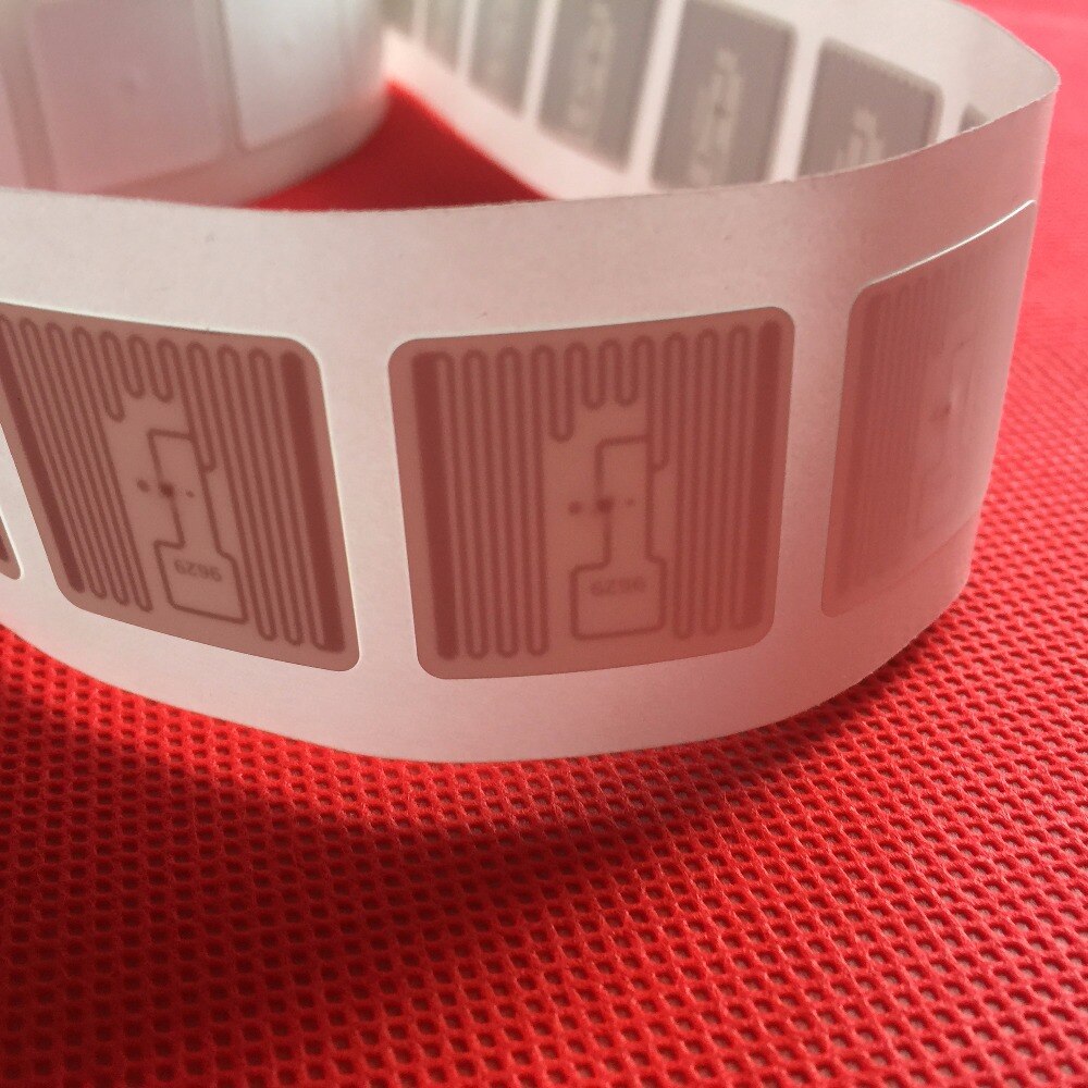 UHF RFID tag sticker Alien 9629 natte inlay 915 mhz 900 868 mhz 860-960 MHZ Higgs3 EPCC1G2 6C smart adhesive passieve RFID tags label