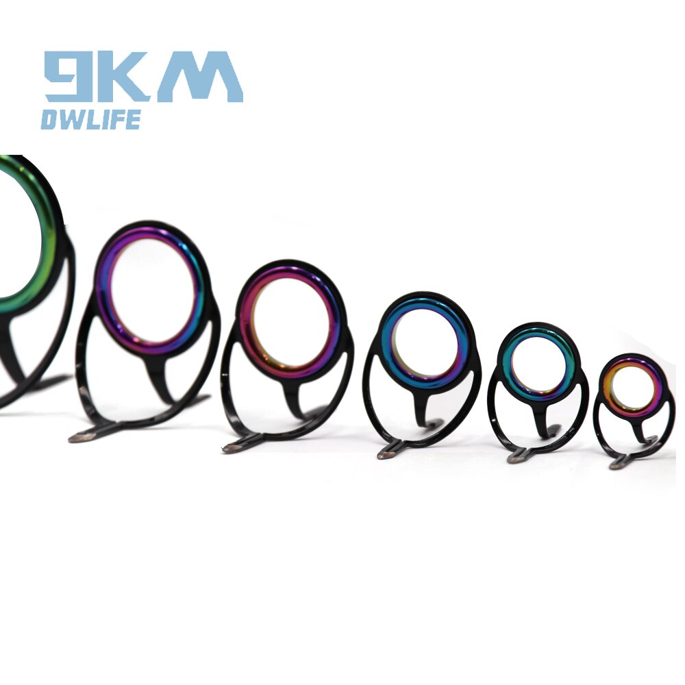 Hengel Telescoop 9KM DWLIFE Kit De Réparation D'yeux De Canne à Pêche En Acier Hengel Reparatie Set