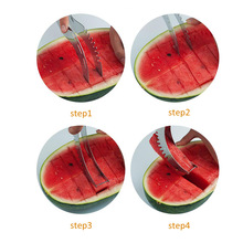 Watermeloen Slicer Cutter Plastic Slicer voor Snijden Watermeloen Power Save Cutter