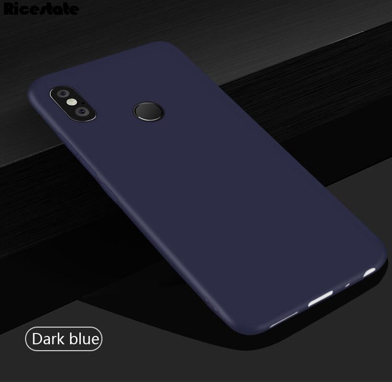 Voor Xiaomi Redmi S2 Case Soft Silicone Back Cover Telefoon Geval Xiaomi Redmi S2 S 2 Shockproof TPU Cover 5.99 inch: Blauw