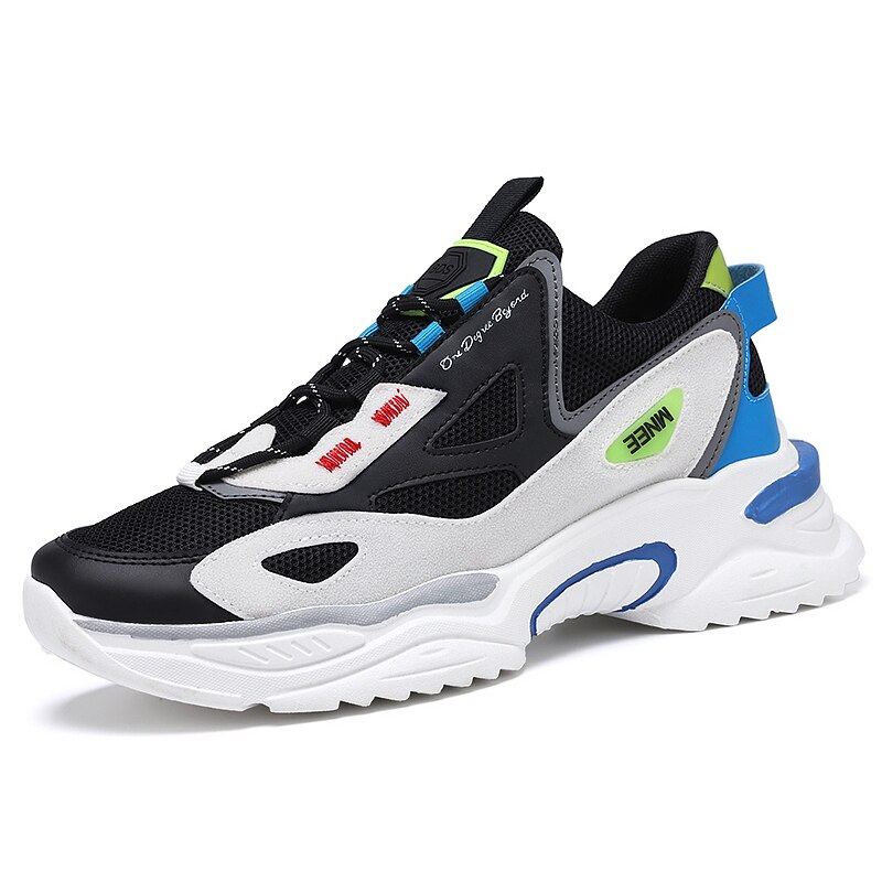 hombres zapatos papá zapatos de running transpirables y ligero zapatillas de deporte otoño deportes nuevos zapatos pasarela zapatos 39-44: Colour 01 / 44