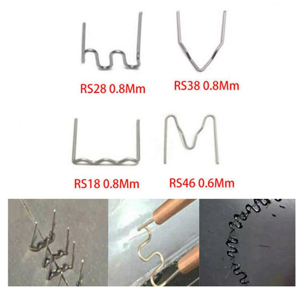 400 st bil stötfångare reparation maskin plastdelar reparation svetsspik för maskin extra processutrustning svetsspik