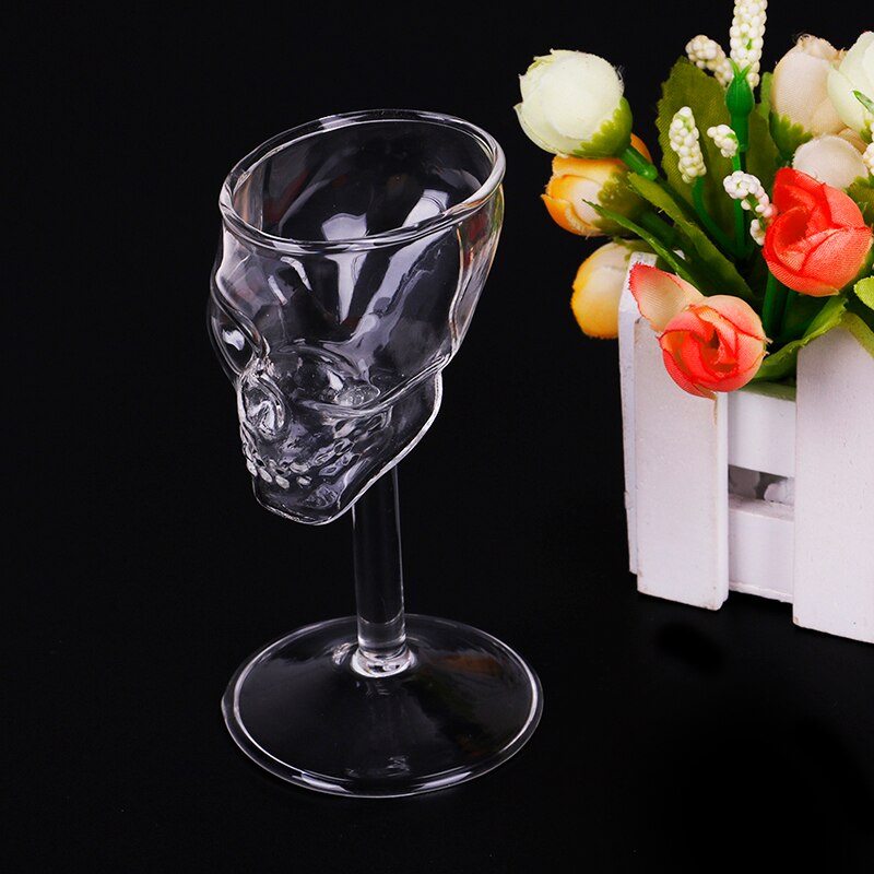 Bones Armor Warrior Skull High Wine Glass Goblet Cup Drinkware