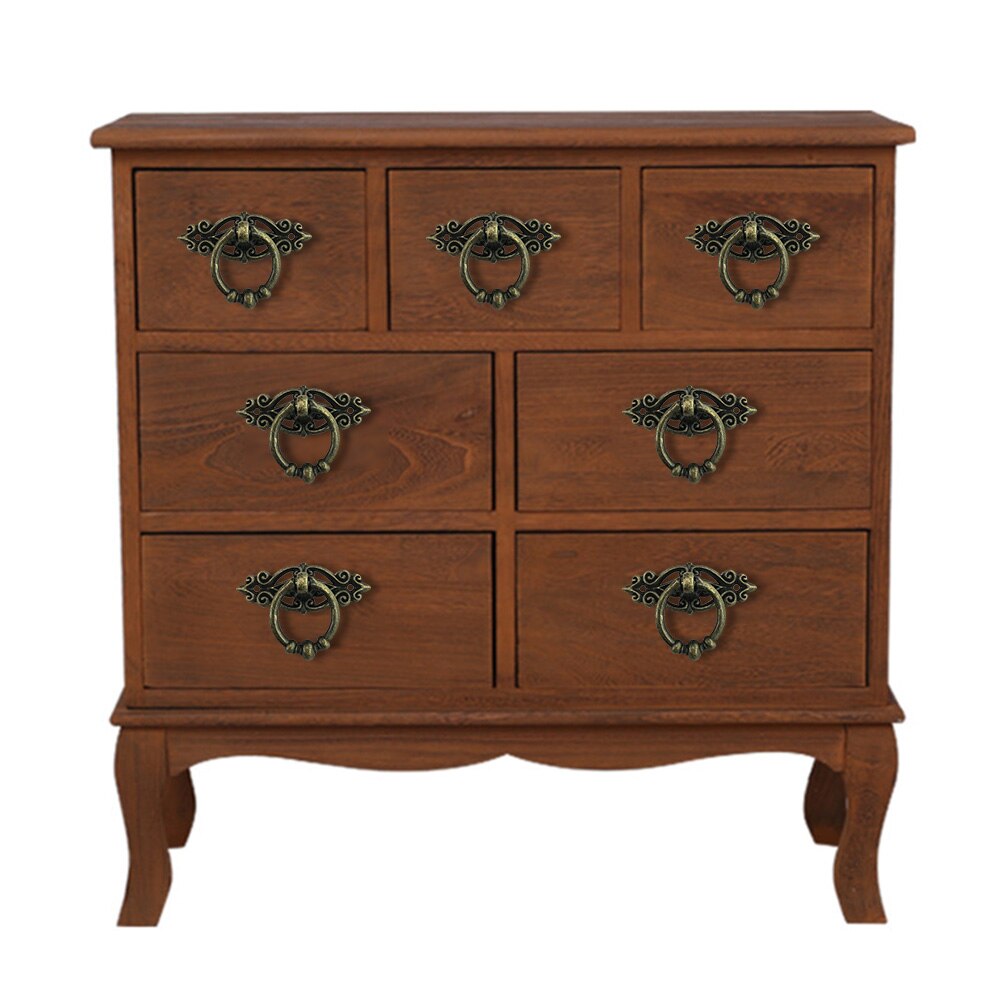 Vintage Dragon Dresser Drawer Knobs Head Lion Head Drawer Cabinet Door Pull Handle Ring Hardware Retro Dragon furniture handles