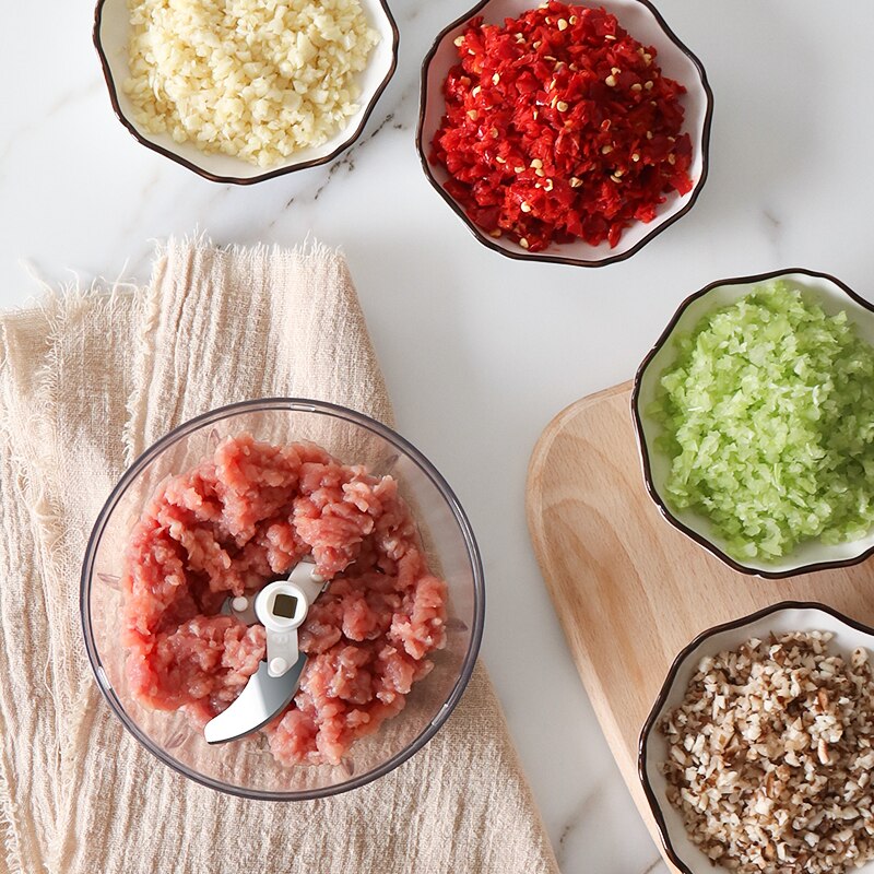 Small Mini Manual Pull Crank Hand Held Meat Grinder For Home Use For Food Choppers And Dicers Processor Mincer Mixer Kitchen