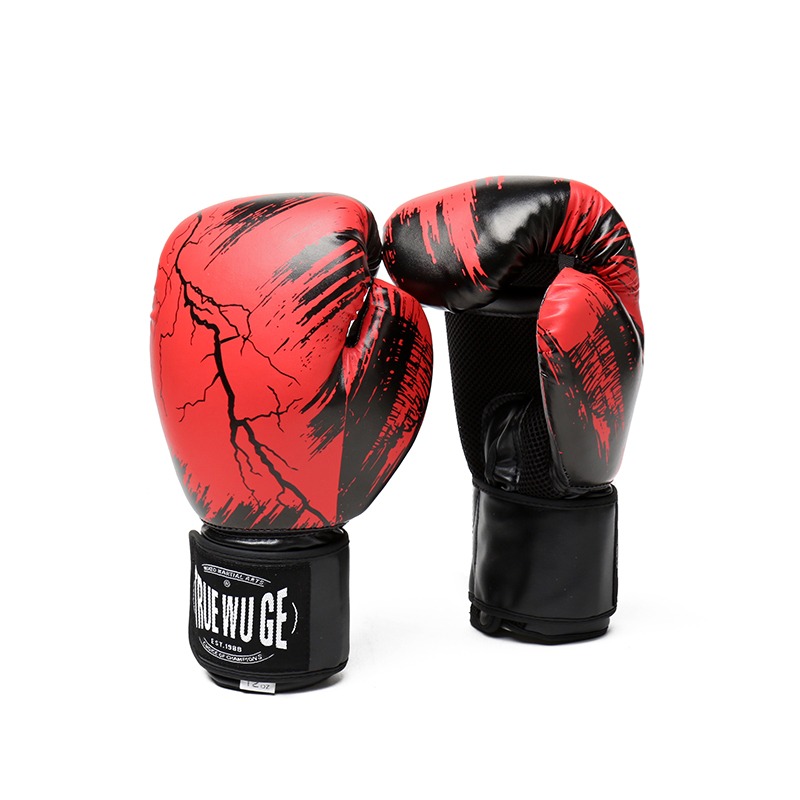 Guantes De Kick Boxing para hombres y mujeres PU Karate Muay Thai Guantes De Boxeo lucha libre MMA Sanda entrenamiento adultos niños equipo