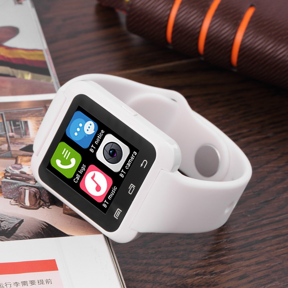 Più nuovo Orologio Intelligente U80 BT-notifica anti-Perso MTK Orologio Da Polso per il iPhone Samsung Telefono di sistema androide smartwatch