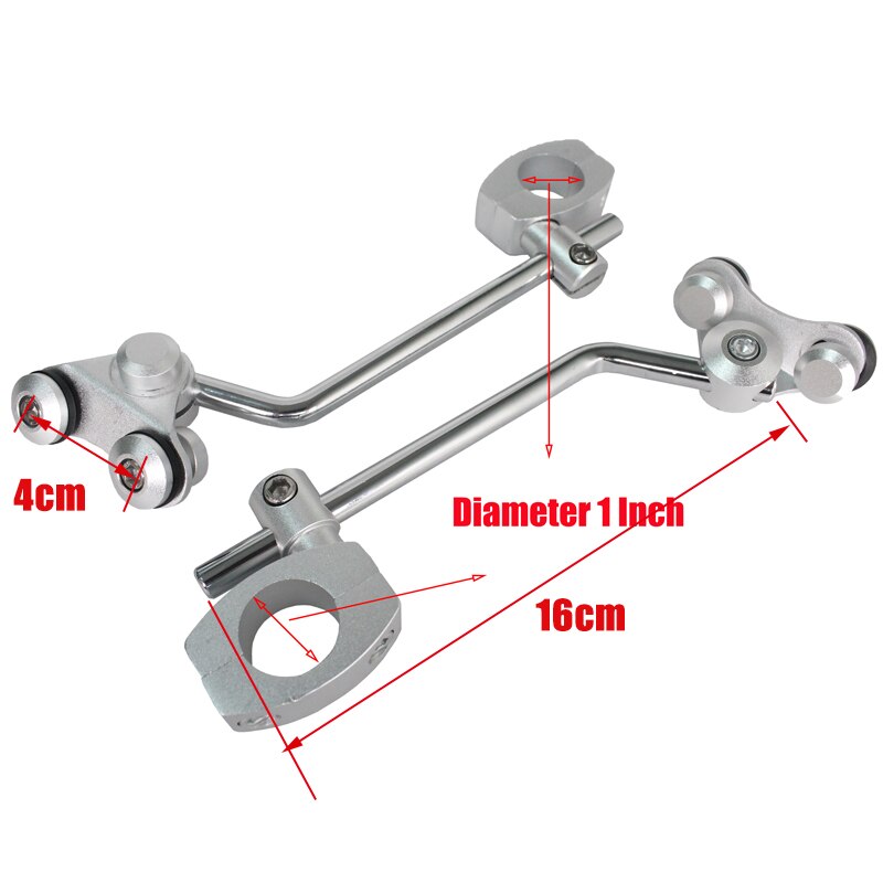 Parabrisas para Suzuki SV650 SV 650 Gixxer 250 Gladius 650 SFV650 400 SFV400, soporte para parabrisas de 7/8 "o 1": Only Bracket 2