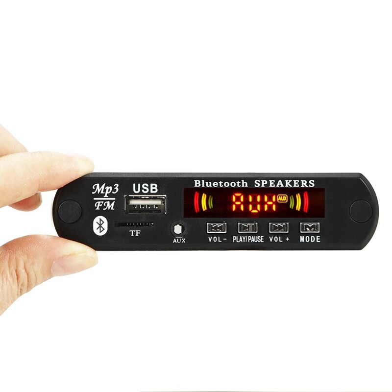 Bil trådløs bluetooth 5v mp3 wma dekoderkort o modul tf farge sn til bil digital ledet  mp3 spillere aux fjernskjerm