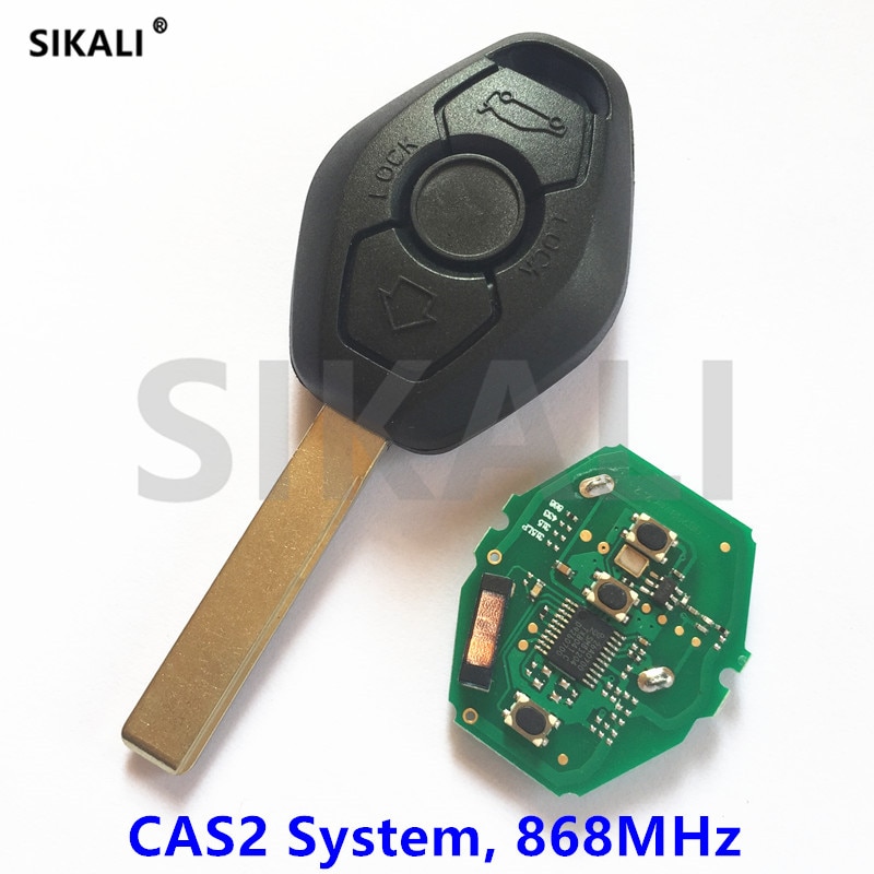SIKALI Auto Afstandsbediening Sleutel voor BMW 3/5 Serie 868 mhz met ID46-7945/7953 Chip HU92 Blade