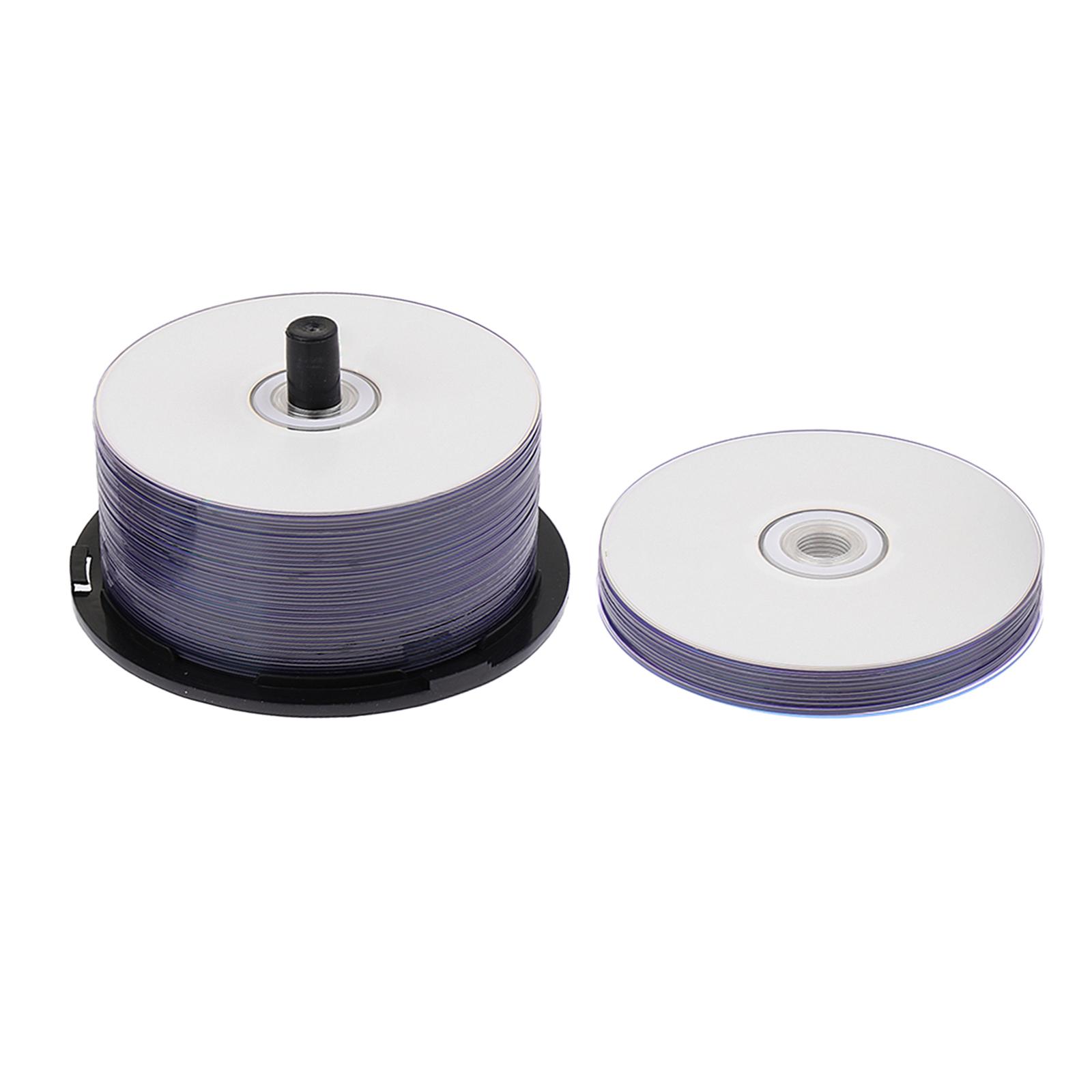 Portable Blank Disc CD-R 700MB Pack for Music System Compact Digital Media Recording and Disc Storage