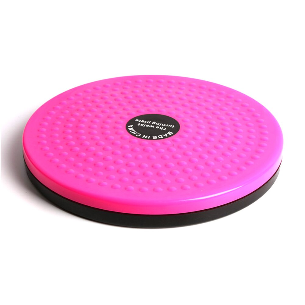 Circle Waist Slimming Fat Burning Plate Twisting Plate Slimming Sit Up Enhance Posture Help To Reduce Waist Fat: Pink