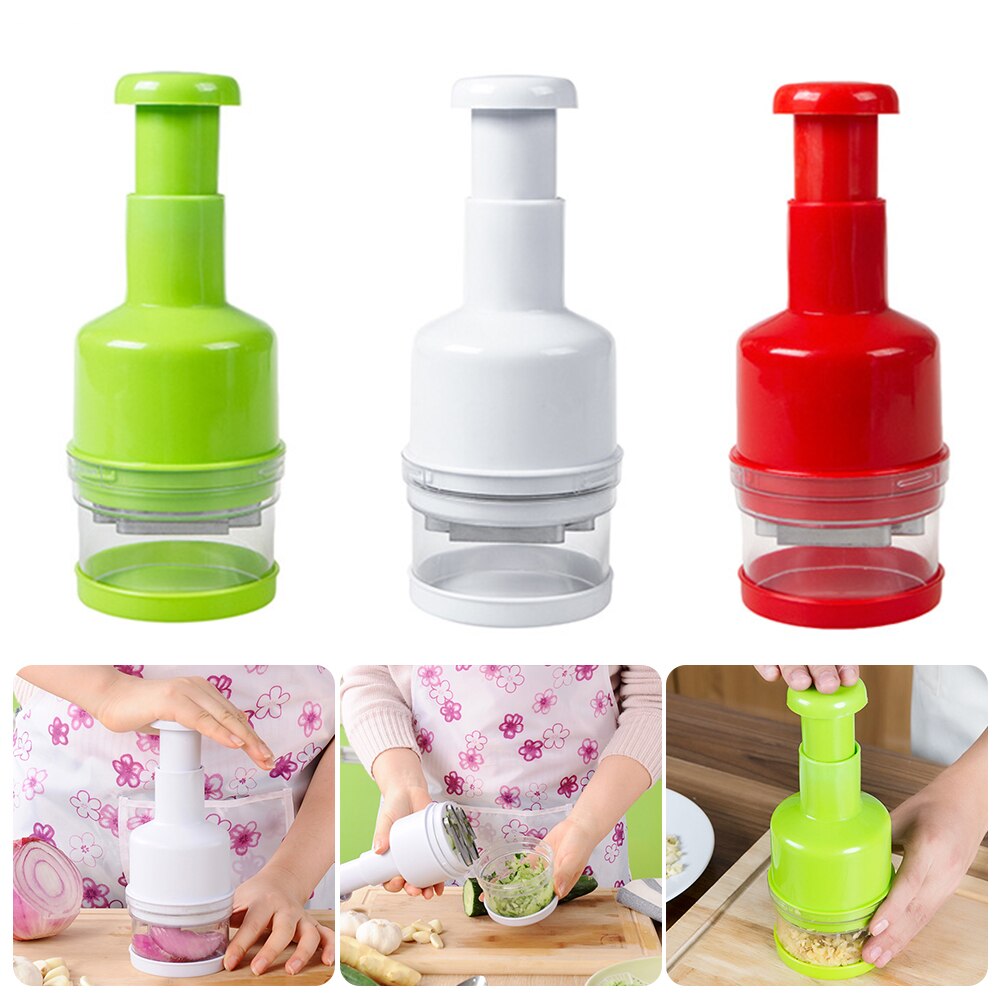 Picador manual de cebolla, cortador a presión de ajo, cebolla, cortador de verduras, helicóptero, cortador de tomate, molinillo para nueces y cebolla, picadora