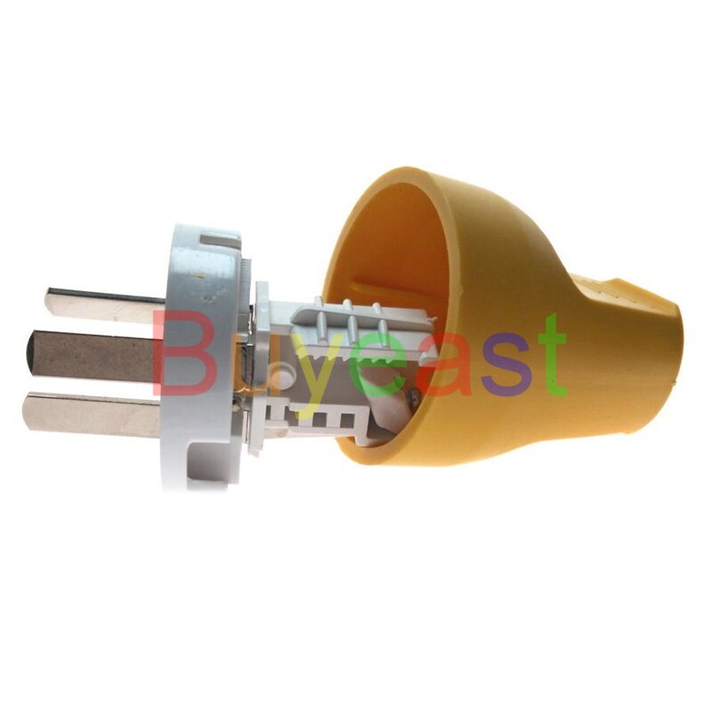 AU, China, Zealand (type I) 3 Pin Male Rewireable Plug AC100~250V 10A Back Entry