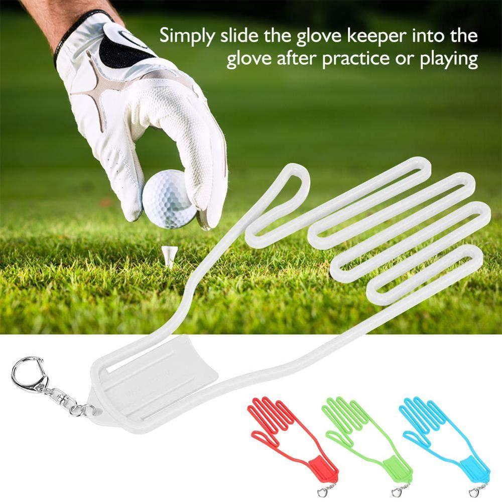 2 stk golfhandsker båre golfer værktøj gear plast golf handsker holder rack tørretumbler bøjle med bælte golf handske rack