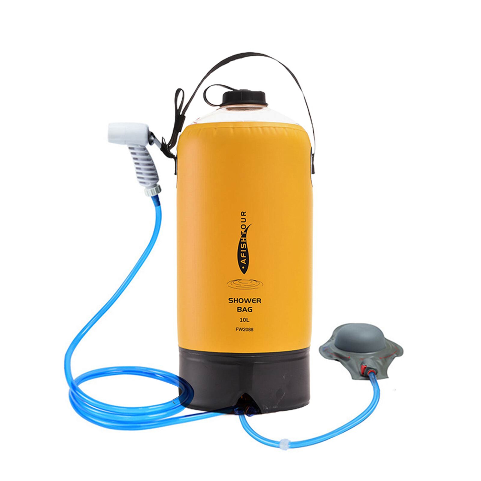 Sac de douche solaire 10l, sacs à eau 20l, Camping en plein air randonnée, sac de douche solaire Portable léger, pochette de bain de Camping: A