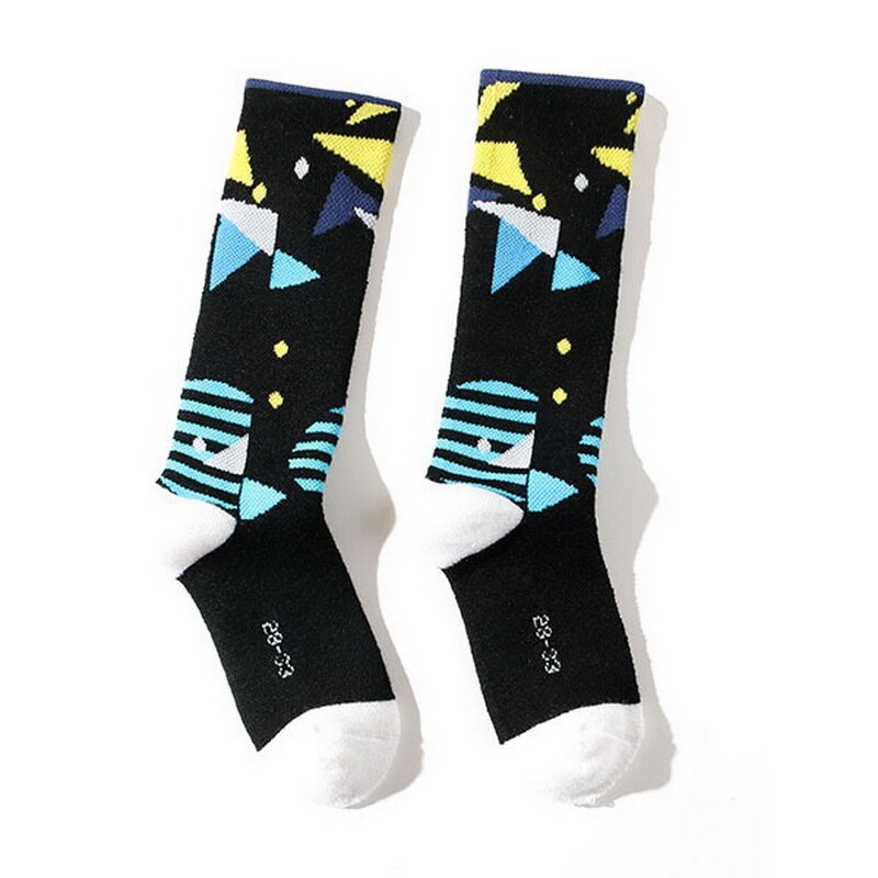 1 Pairs Children's Warm Ski Sock Boys Girls Winter Thicken Sports Sock Kids Roller Skating Thermal Sock Long For Snowboarding: 1 pair black / M  (EU 32-34)