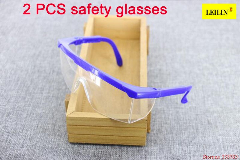2pcs PC Eye Protector Impact resistant protective glasses goggles Dust storm cycling dustproof glasses safety work