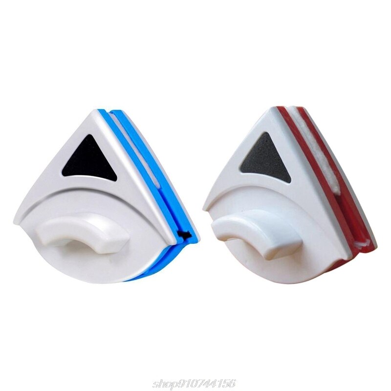 Triangular Double-sided Window Wiper Magnetic Window Cleaning Brush Glass Cleaner Home Glass Dust Removal Tool M22 21