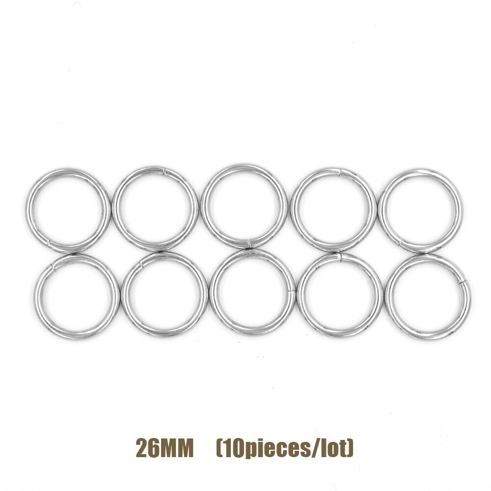 10PCS/LOT 26mm big circle. Bag metal buckle. Metal hooks. Ring. Handbag hardware accessories. Hanging buckle. Buckle. Loop.: Default Title
